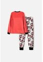 Pijama De Minnie Mouse Pantalón Largo Multicolor Para Niña 4 de Disney
