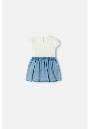 Vestido De Minnie Mouse Marfil Para Bebé Niña 3-6