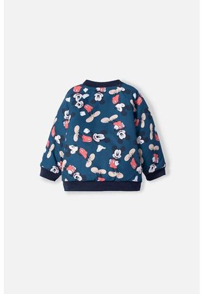 Chaqueta De Mickey Mouse Con Cierre Azul Para Bebé Niño 3-6