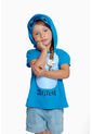 Camiseta De Stitch Con Capucha Azul Para Niña 2T A 5T 4T de Disney