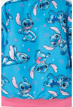 Chaqueta De Stitch Azul Con Cierre Para Niña 6