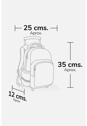 Morral Trolley 16,5 Premium Azul De Mickey & Friends Para Niño U
