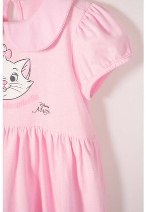 Vestido De La Gata Marie Con Body Rosado Para Bebé Niña 3-6