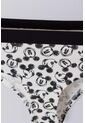 Pack X2 Panties De Minnie Mouse Negro Y Marfil Para Mujer S de Disney
