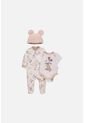 Set Primeros Días De Mickey Mouse Marfil/caqui Para Bebé Unisex 0-3 de Disney