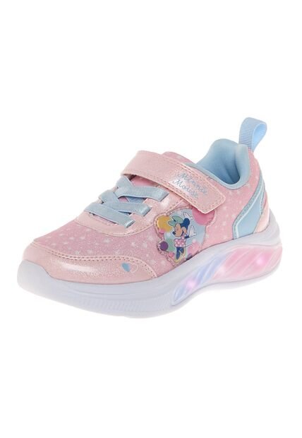 Zapatos Deportivos Con Diseño De Minnie Para Niña Pequeña Rosa Disney 210621