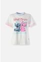 Camiseta De Stitch Regular Fit Para Mujer M de Disney