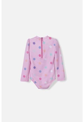 Vestido Baño Minnie Mouse Rosado Para Niña 2T A 5T 5T