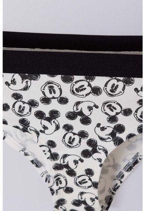 Pack X2 Panties De Minnie Mouse Negro Y Marfil Para Mujer S
