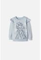 Buzo De Frozen Cerrado Azul Para Niña 2T A 6T 4T de Disney