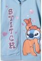 Buzo De Stitch Y Capybara Con Capucha Azul Para Niña 4 de Disney