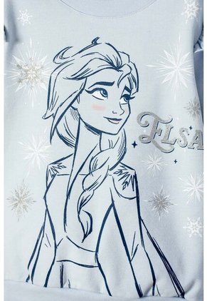 Buzo De Frozen Cerrado Azul Para Niña 2T A 6T 4T