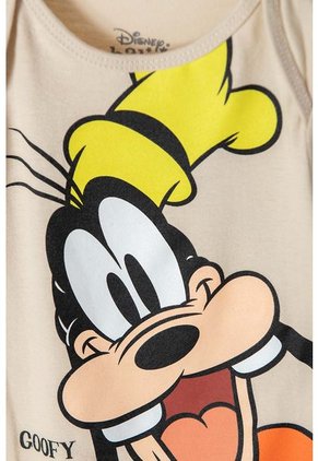 Body De Goofy Manga Corta Caqui Para Bebé Niño 12-18