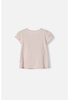 Camiseta De Minnie Mouse Manga Corta Rosado Para Niña 2T A 5T 4T