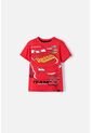 Camiseta De Cars Manga Corta Rojo Para Niño 2T A 5T 2T de Disney