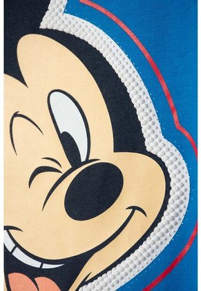 Camiseta De Mickey Mouse Manga Corta Azul Para Niño 2T A 6T 4T