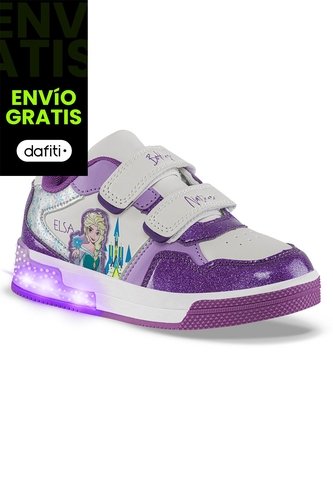 Tenis Luces Elsa Circue Mora Disney Para Niña Disney