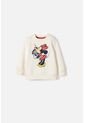 Buzo De Minnie Mouse Cerrado Marfil Para Bebé Niña 3-6 de Disney