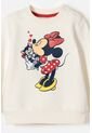 Buzo De Minnie Mouse Cerrado Marfil Para Bebé Niña 3-6 de Disney