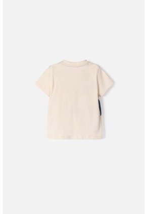 Camiseta De Mickey Mouse Manga Corta Almendra Para Bebé Niño 3-6