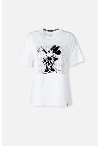 Camiseta De Minnie Mouse Regular Fit Para Mujer M Disney