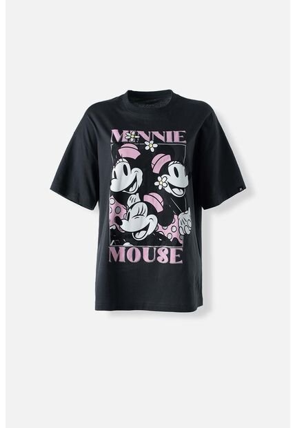 Camiseta De Minnie Mouse Relax Fit Para Mujer XS