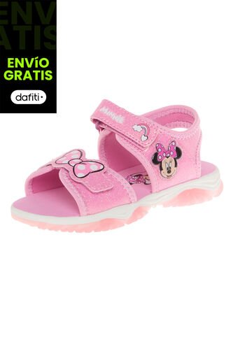 Sandalias Con Diseño De Minnie Para Niña Pequeña Rosa Disney 210208 Disney