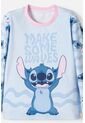 Pijama De Stitch Con Pantalón Largo Multicolor Para Niña 2T A 5T 2T de Disney