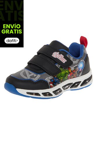 Zapatos Deportivos Con Diseño De Avengers Para Niño Pequeño Negro Disney 210026 Disney