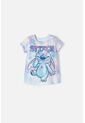 Camiseta De Stitch Multicolor Manga Corta Para Niña 2T A 5T 2T de Disney