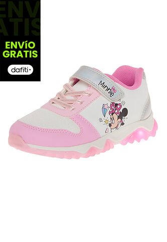 Zapatos Deportivos Con Diseño De Minnie Para Niña Pequeña Blanco Disney 210183 Disney