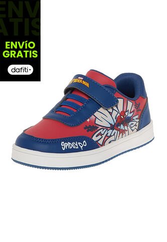 Zapatos Deportivos Con Diseño De Spiderman Para Niño Pequeño Azul Disney 210025 Disney