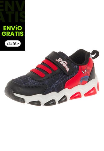Zapatos Deportivos Con Diseño De Spiderman Para Niño Pequeño Negro Disney 210024 Disney