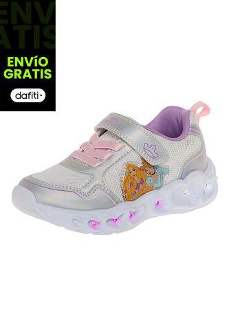Zapatos Deportivos Para Niña Pequeña Plateado Disney 210181 Disney