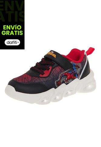 Zapatos Deportivos Con Diseño De Spiderman Para Niño Pequeño Negro Disney 210410 Disney