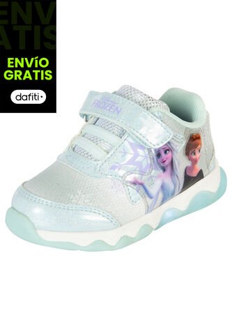 Zapatos Deportivos Con Diseño De Frozen Para Niña Pequeña Plateado Disney 201397 Disney