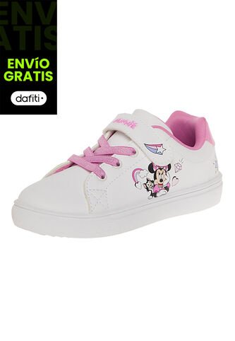 Zapatos Casuales Con Diseño De Minnie Para Niña Pequeña Blanco Disney 210207 Disney