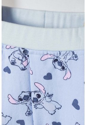 Conjunto De Stitch Pantalón Largo Azul Cielo Para Bebé Niña 12-18