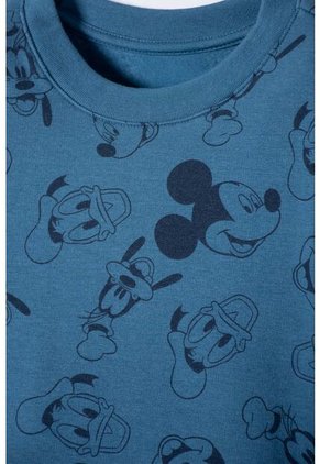 Conjunto De Mickey Mouse Azul De Pantalón Largo Para Niño 2T A 5T 4T
