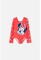 Vestido De Baño De Minnie Mouse Manga Larga Para Niña 6 de Disney
