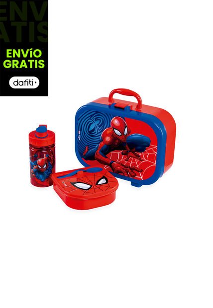 Set Lonchera Spider Rojo Para Niña Disney
