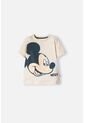 Camiseta De Mickey Mouse Marfil Oscuro Manga Larga Para Niño 2T A 5T 3T de Disney