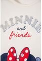 Camiseta De Minnie Mouse Manga Corta Marfil Para Niña 2T A 5T 5T de Disney