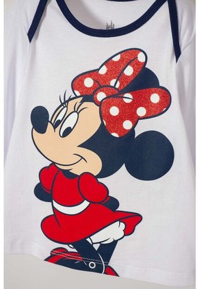 Pijama De Minnie Mouse Con Pantalón Largo Multicolor Para Bebé Niña 6-9