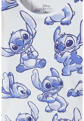 Camiseta De Stitch Multicolor Manga Corta Para Niña 8