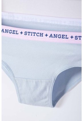 Conjunto De Top Y Panty De Stitch Azul Cielo Para Niña 4