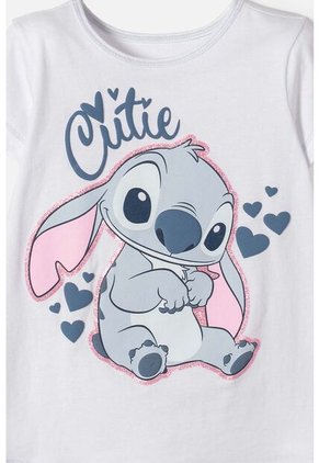 Conjunto De Stitch Con Short Multicolor Para Niña 2T A 5T 4T