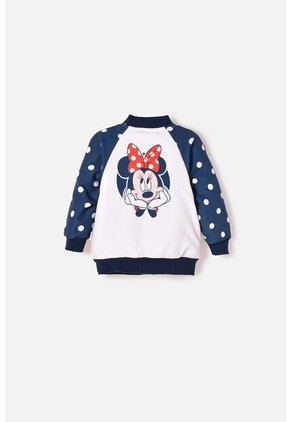 Chaqueta De Minnie Mouse Con Cierre Multicolor Para Bebé Niña 12-18