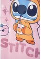 Pijama De Stitch Y Capybara Rosada Para Niña 4 de Disney