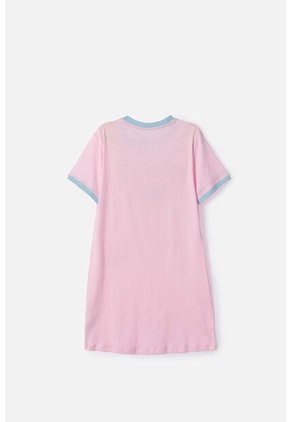 Pijama De Stitch Y Capybara Rosada Para Niña 4